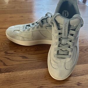 lululemon light green canvas sneakers